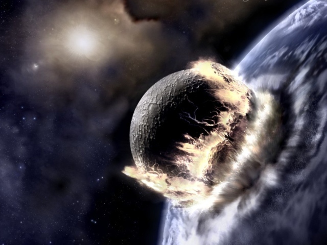 Столкновение двух планет