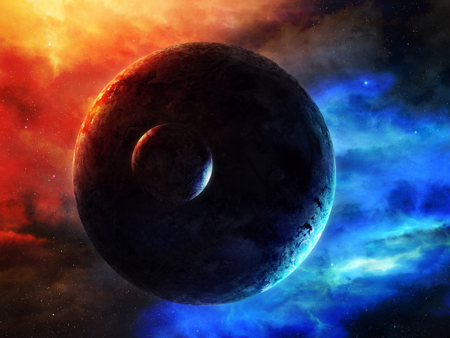 Планета с луной