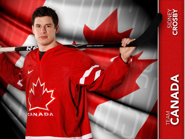 Лучший хоккеист Сидни Кросби из Канады