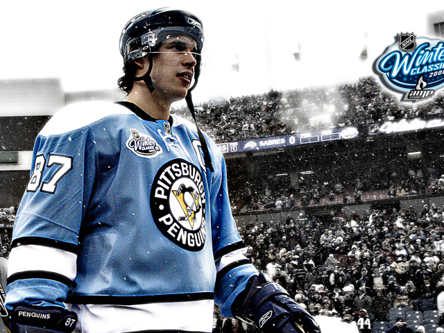 Сидни Кросби на льду