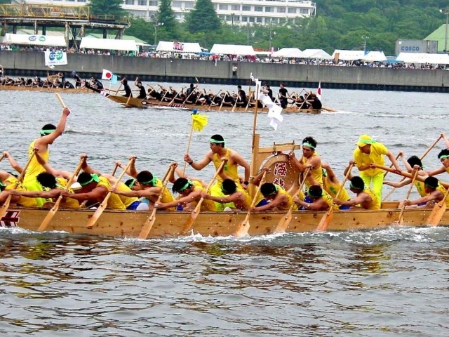 Гонки на лодках в Японии