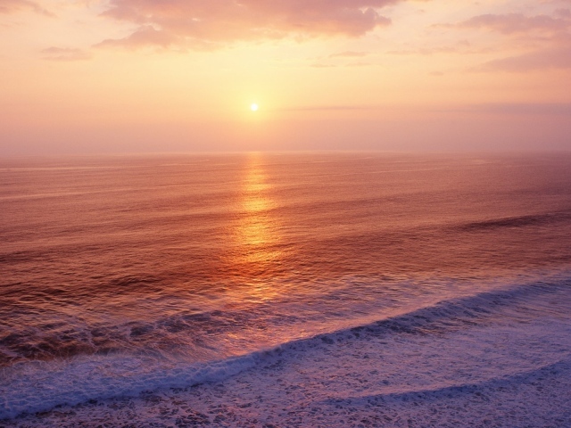Восход над морем на Бали