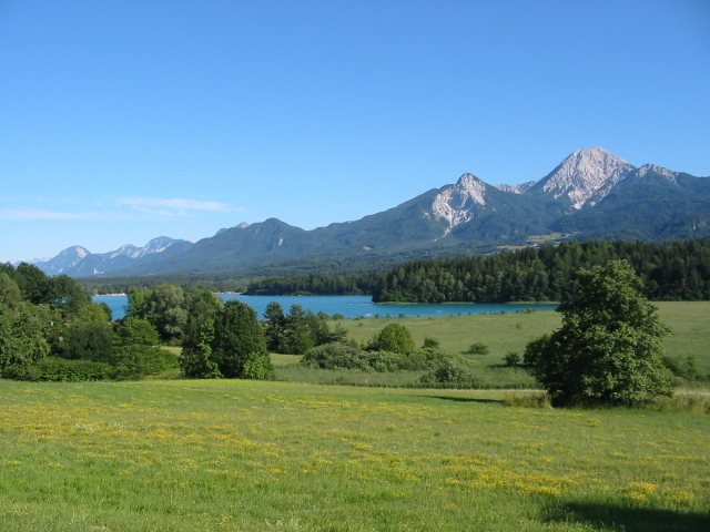 Альпы на курорте Фаакер-Зее, Австрия