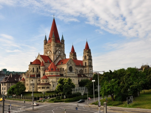 Собор в городе Вена, Австрия