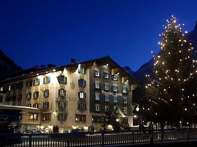 Рождество на горнолыжном курорте Лех, Австрия