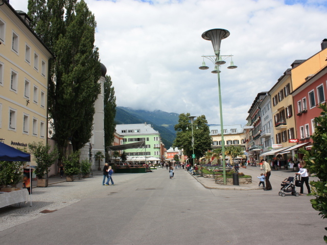 Городская улица на курорте Лиенц, Австрия