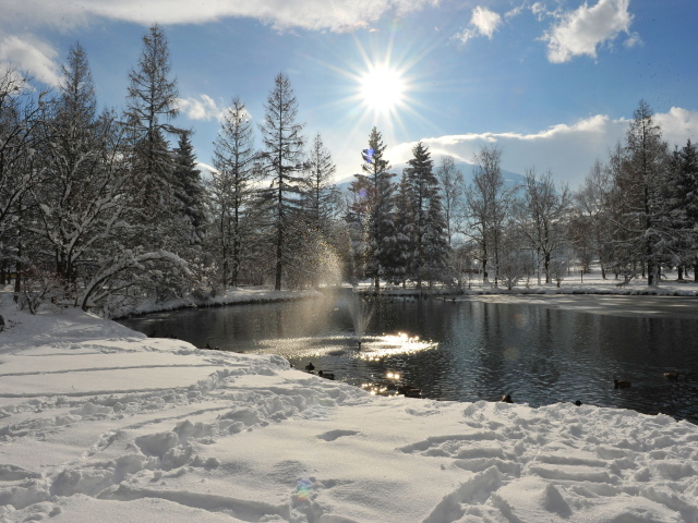 Озеро на курорте Бад Хофгастайн, Австрия