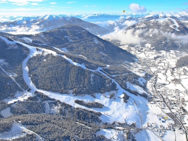 Горы на горнолыжном курорте Бад Кляйнкирххайм, Австрия