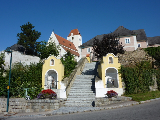 Лестница в городе Лэнгенфельд, Австрия