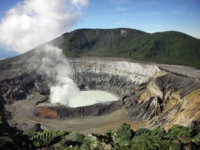 Поас вулкан Коста-Рика