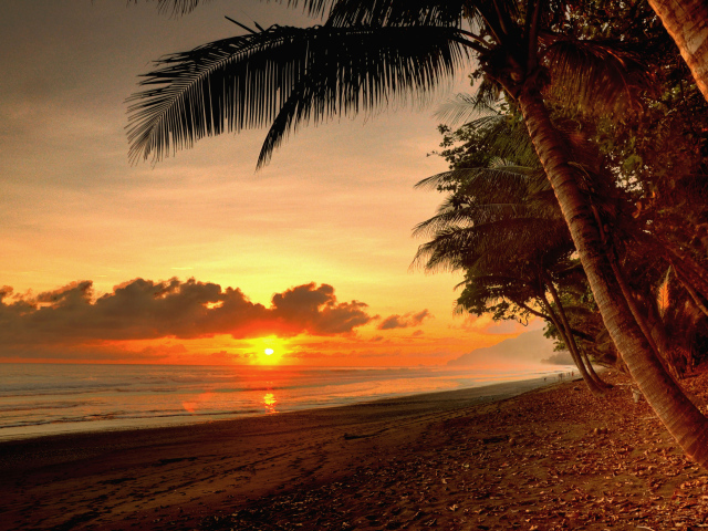 Начало солнца Коста-Рика