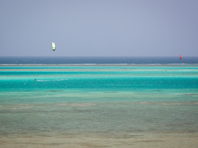 Голубая лагуна на курорте Марса Алам, Египет