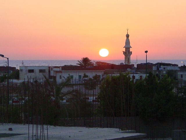 Закат на курорте Эль Кусейр, Египет