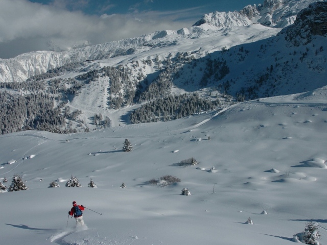 Активный отдых на горнолыжном курорте Куршевель, Франция