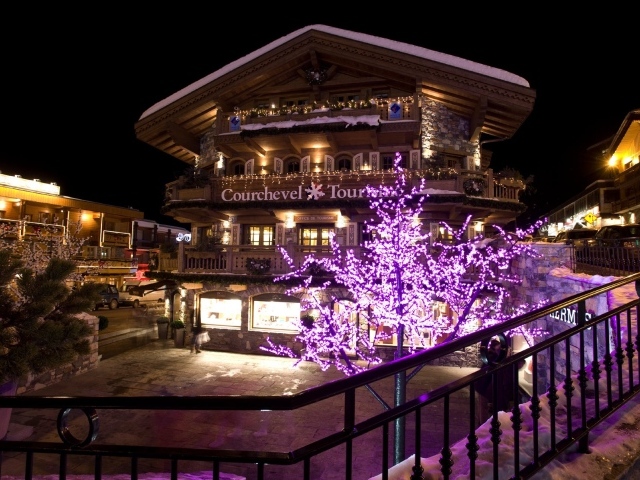 Рождество на горнолыжном курорте Куршевель, Франция