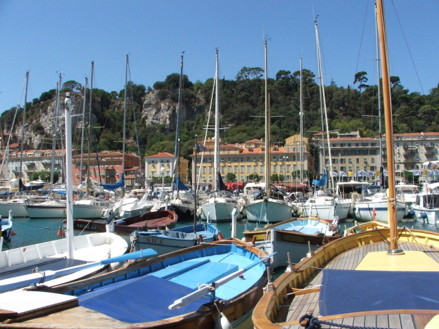 Порт в городе Ницца, Франция