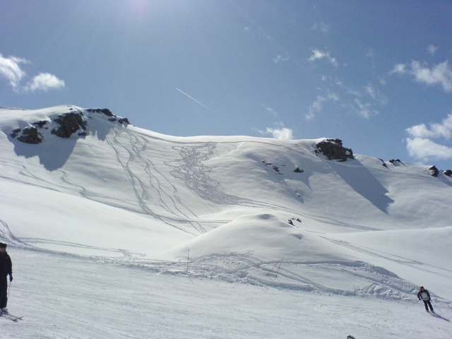 Лыжная трасса на горнолыжном курорте Валь-Торанс, Франция