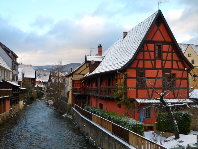Зима в Эльзасе, Франция