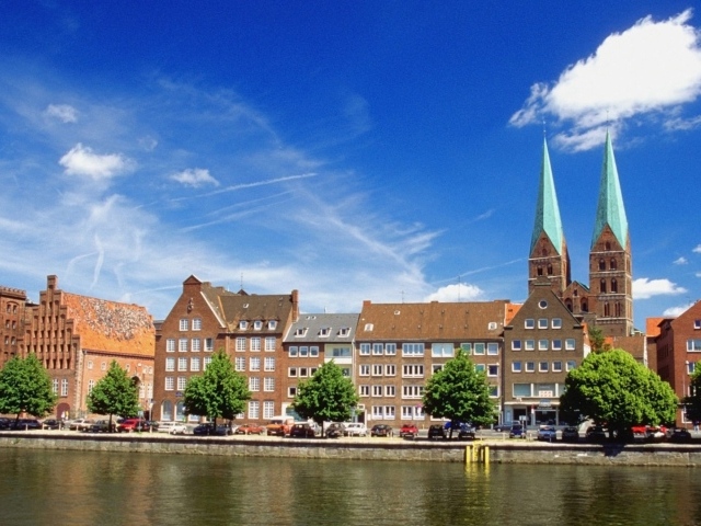 Старинная улица в Берлине