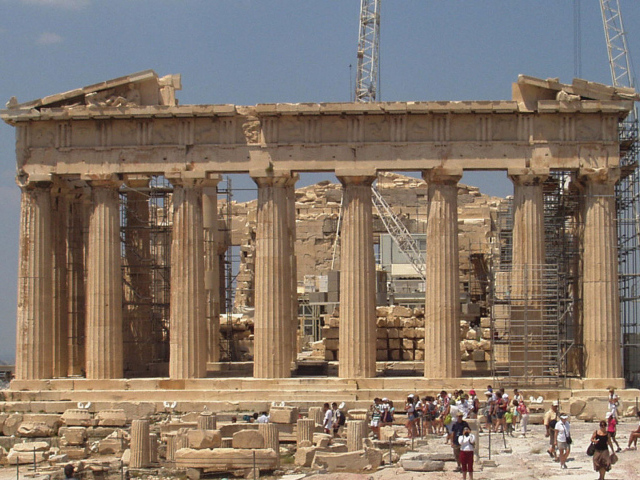 Древние руины в Афинах