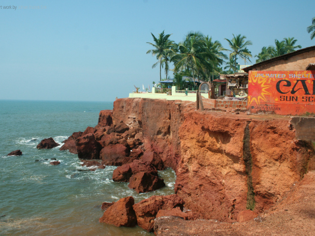 Красивый вид на Анджуну