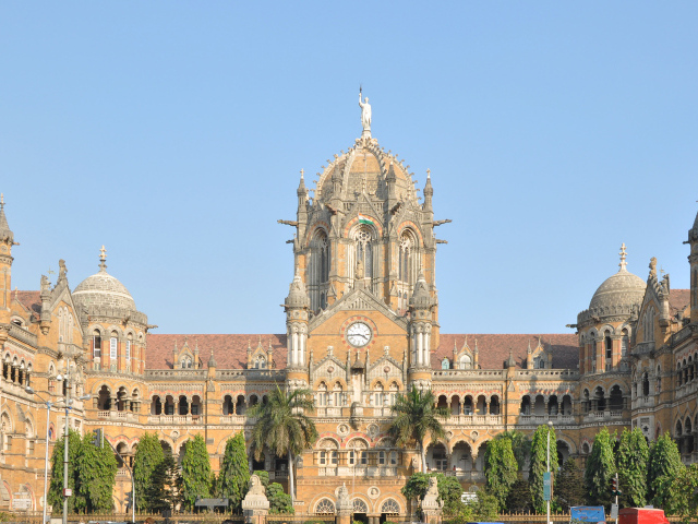 Железнодорожная станция в Мумбай