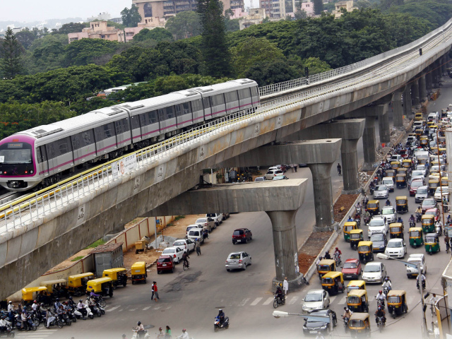 Транспортное движение в Бангалоре