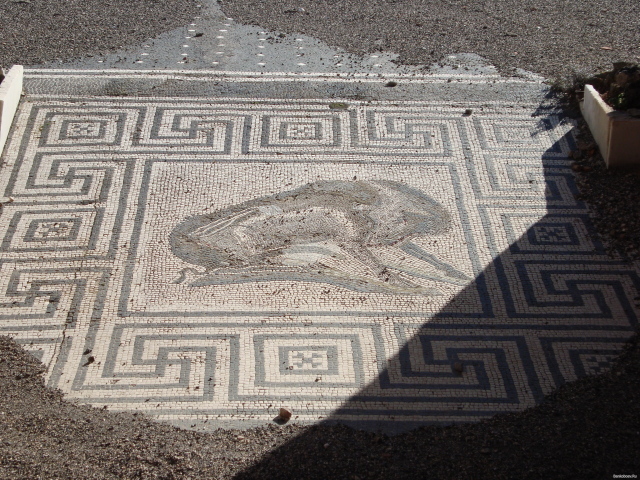 Старинная фреска в Помпеях, Италия