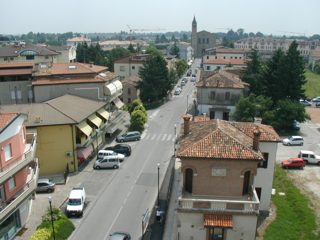 Городские улицы на курорте Абано Терме, Италия