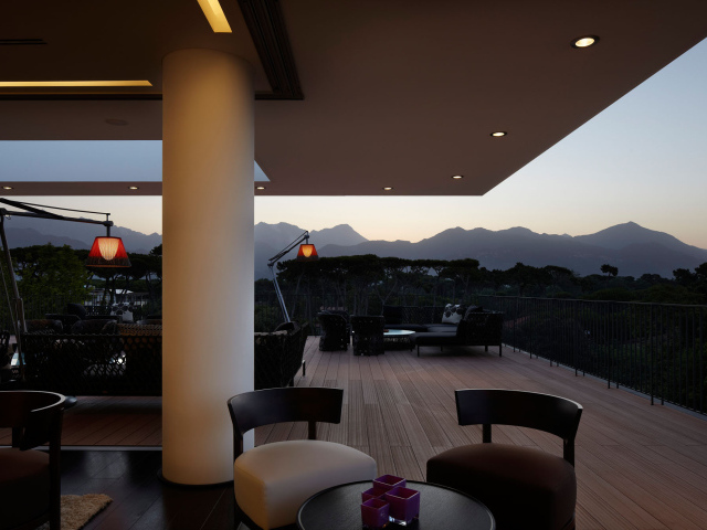 Отель на побережье на курорте Форте дей Марми, Италия