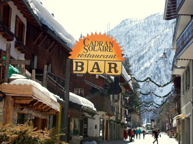 Ресторан на горнолыжном курорте Курмайор, Италия