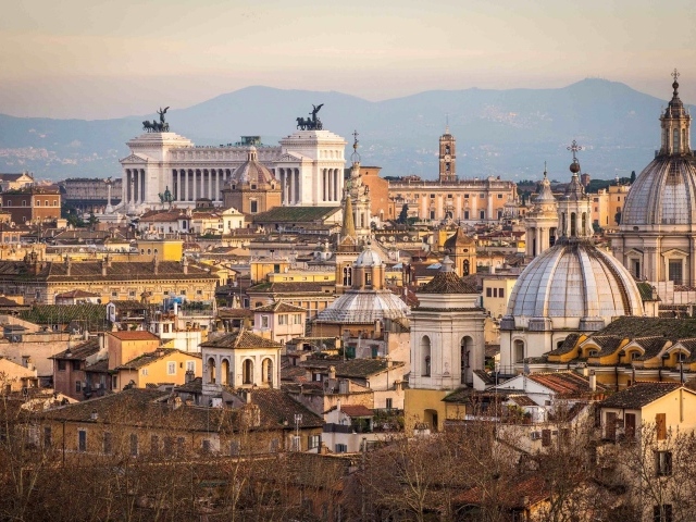 Семь холмов в Риме, Италия