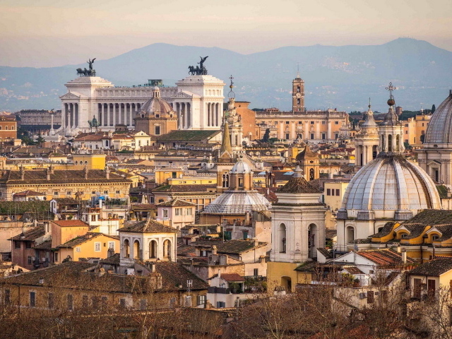 Вид на старый город Рим