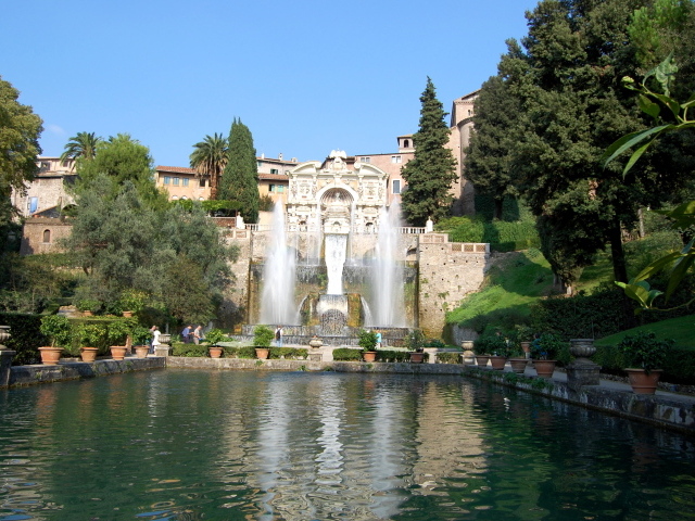 Вилла д Эсте в Тиволи, Италия