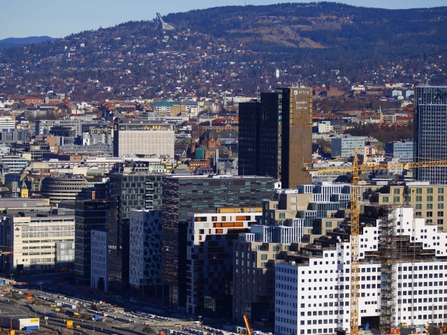 Панорамный вид на Осло