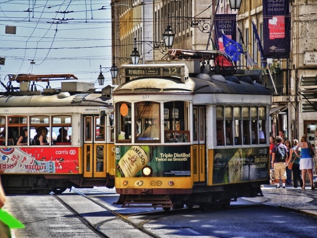 Трамваи в Лиссабоне