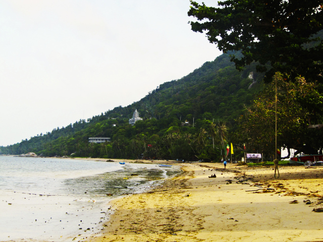 Золотой пляж на острове Панган, Таиланд