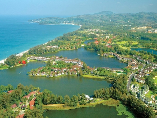 Панорама курорта в Пхукете, Таиланд