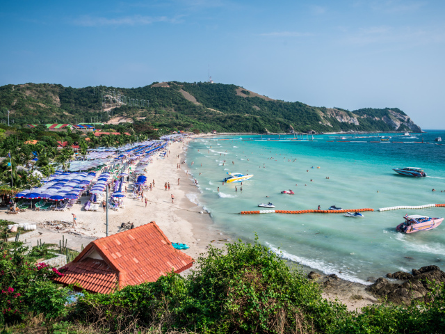 Весенний отдых на курорте острова Ко Лан, Таиланд