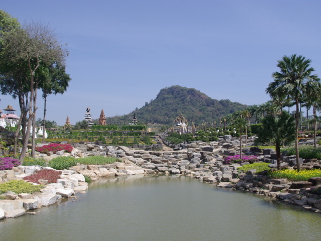 Вид на гору на курорте Чианг Рай, Таиланд