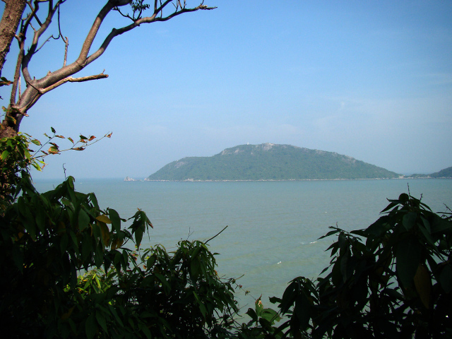 Вид на полуостров на курорте Хуа Хин, Таиланд
