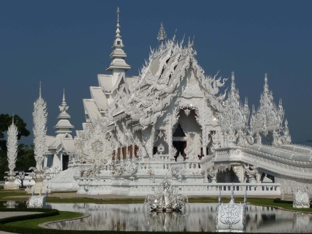 Белый храм на курорте Чианг Май, Таиланд