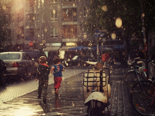 Дети на улице в Стамбуле