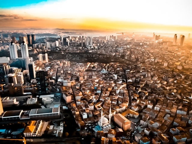 Панорама города Стамбула