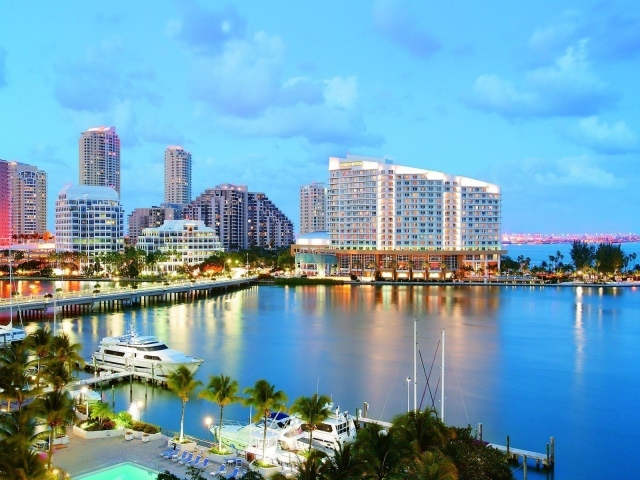 Бухта в Майами