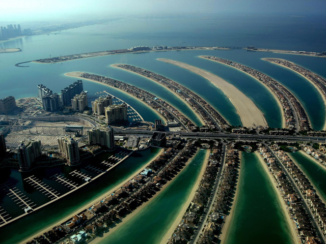 Остров пальма в Дубаи