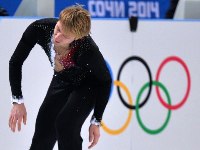 Обладатель золотой медали в дисциплине фигурное катание на коньках Евгений Плющенко из России