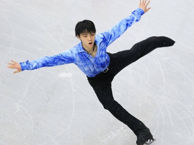 Обладатель золотой медали в дисциплине фигурное катание на коньках Юдзуру Ханю из Японии