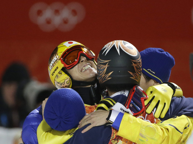 Обладатель золотой медали в дисциплине прыжки на лыжах с трамплина Андреас Ванк в Сочи
