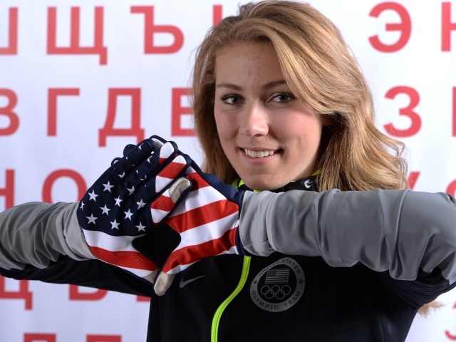 Американская лыжница Микаэла Шиффрин обладательница золотой медали